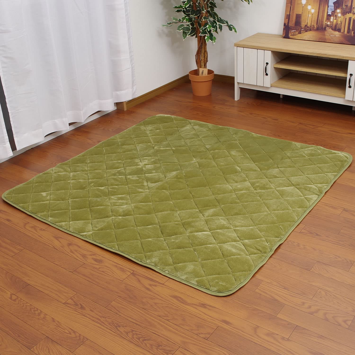 Amazon.co.jp: D・SERIES キルトラグ 正方形 「 こたつ敷き布団 D