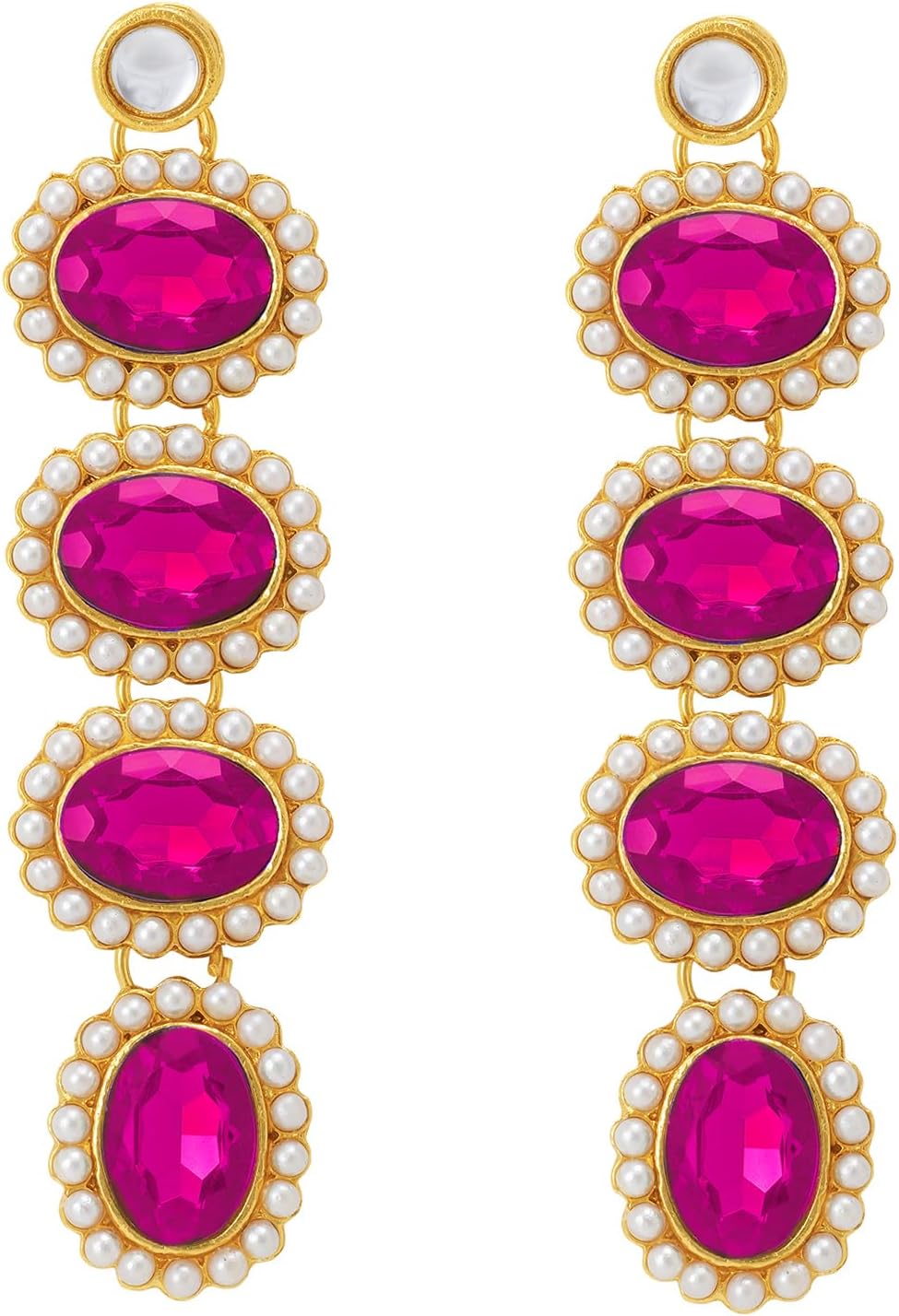 Aheli Stylish Bollywood Choker Necklace with Maang Tikka Set Indian Traditional Wedding Fashion Bharatanatyam jewellery set Gift for Women - Image 5