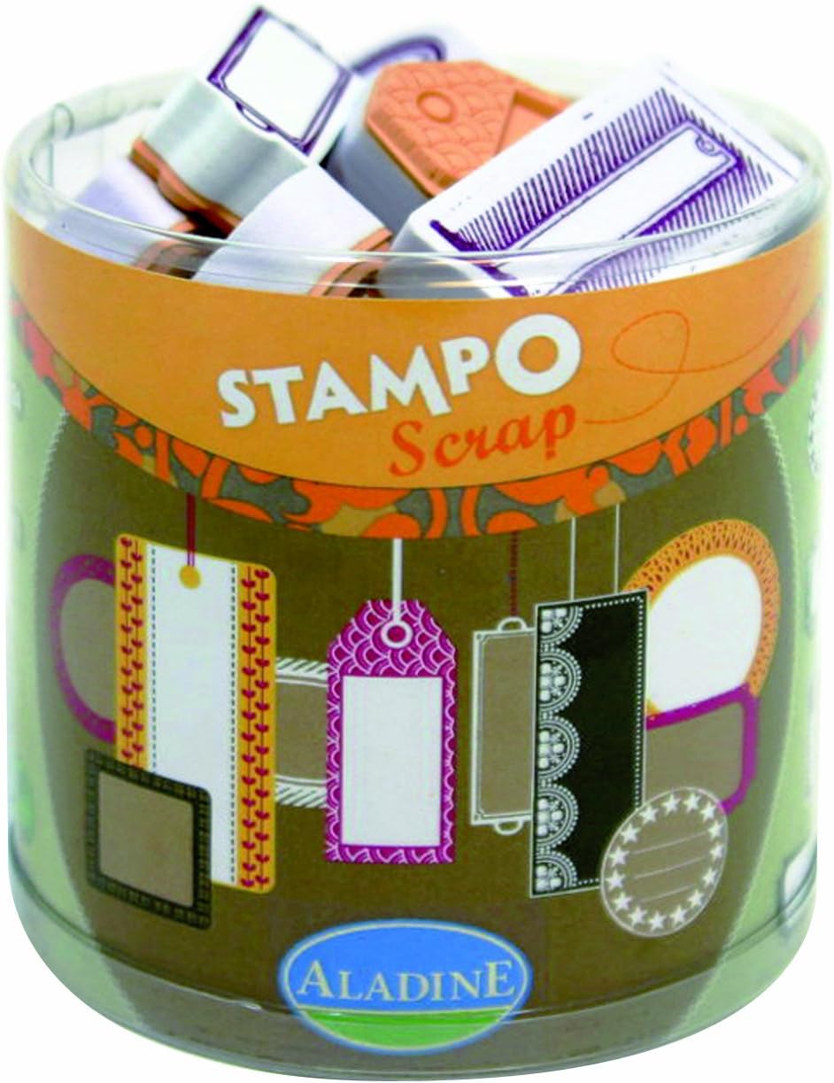 Aladine Stampo Scrap Corazones - sellos de caucho