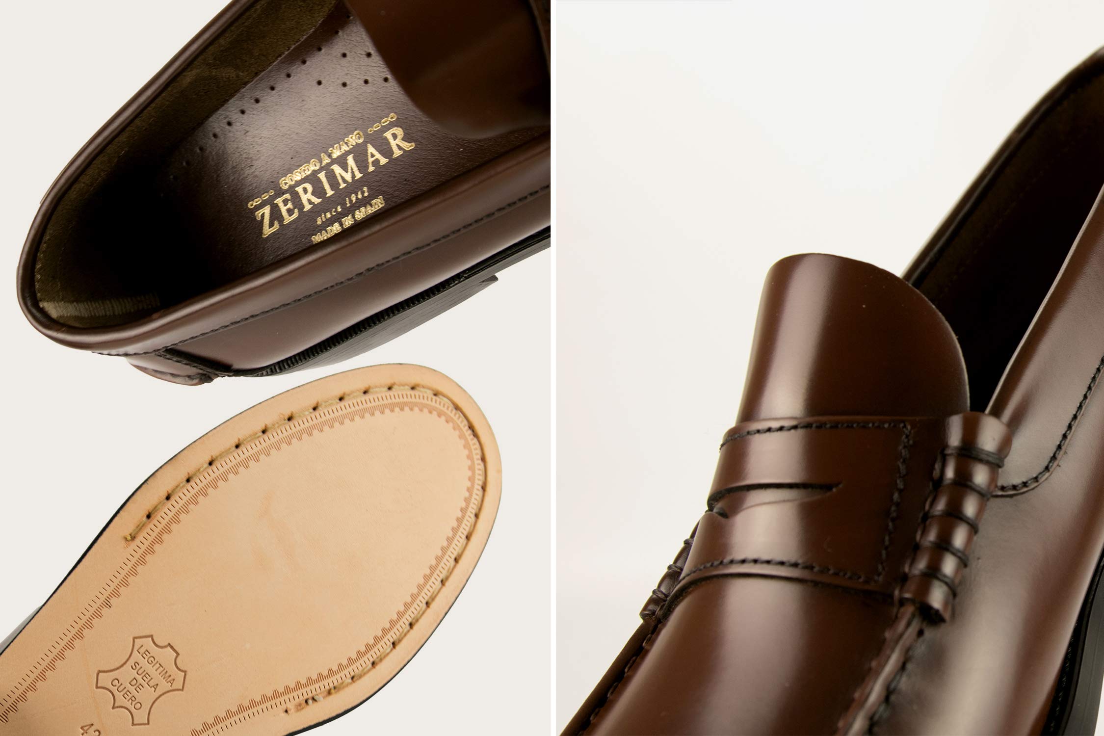 Zerimar Scarpe Uomo Pelle Taglie Grandi | Scarpa Mocassino Uomo | Scarpe Elegante | Mocassino Casuale Uomo Pelle | Fabbricato in Spagna