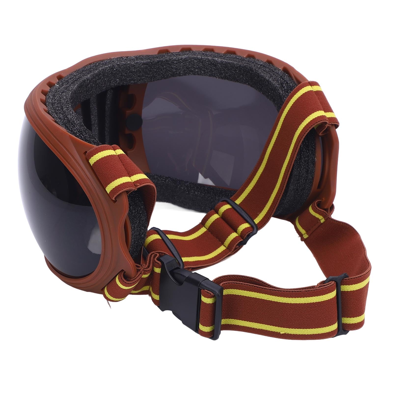 Lunettes d'équitation UV400 Sangles Réglables Rembourrage Mou Sportives Soleil (Gray)
