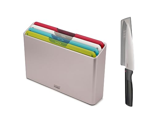 Joseph Joseph Folio Icon 4-Piece Multi Colour Coded Cutting Board Set