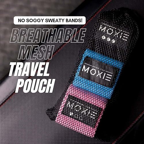 Miniatura 7 de Juego de 3 bandas de resistencia ajustables de tela antideslizante, ideales para entrenamientos de piernas, glúteos y cuerpo completo, bandas de