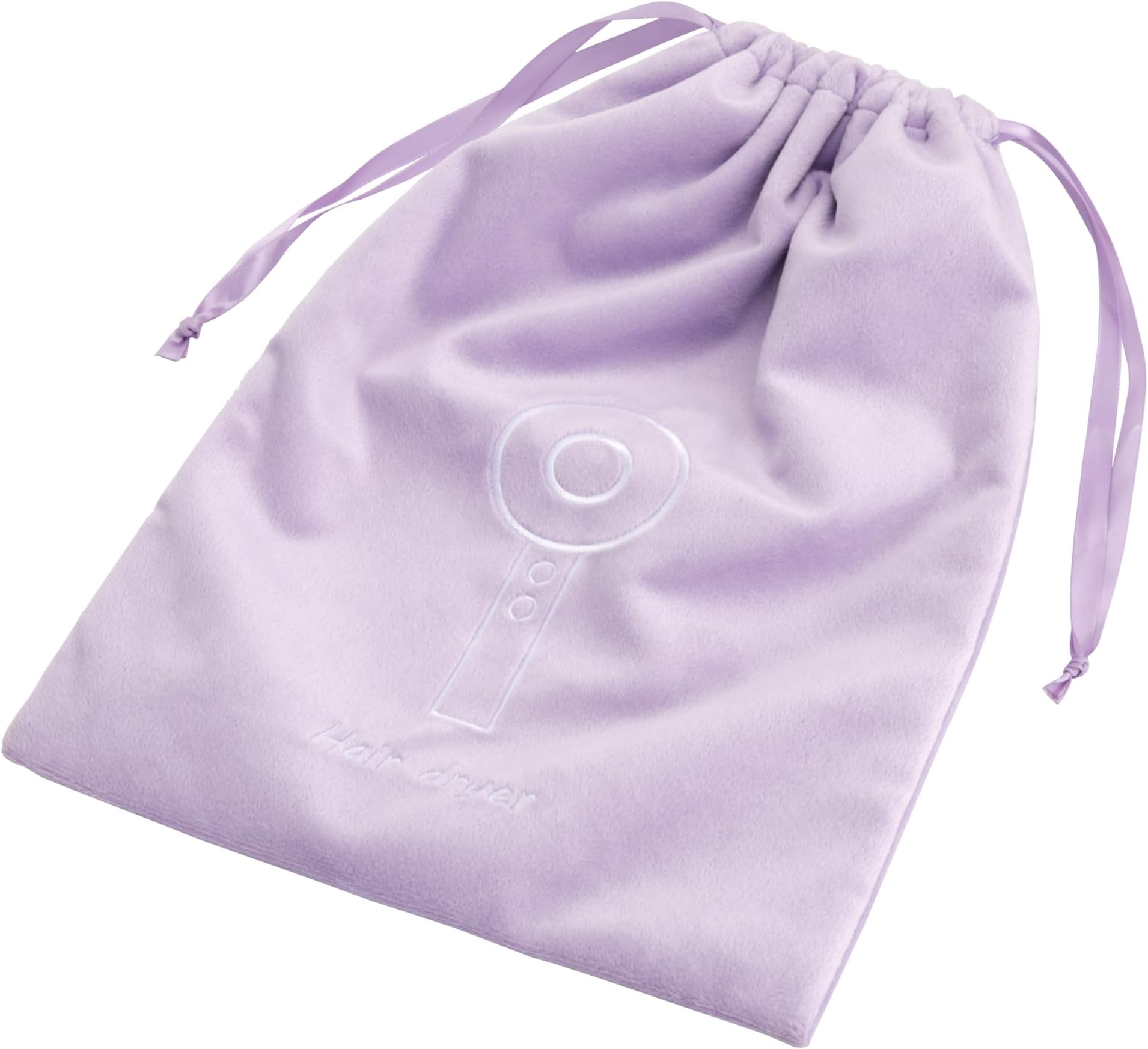 Hair Dryer Bag, Travel Hair Tool Storage Bags, Compatible Dyson Airwrap, Shark FlexStyle, Essentials for Guests Hosts Bathroom Toiletries Hotel, Organizer for Curling Iron Diffuser (Light Purple)
