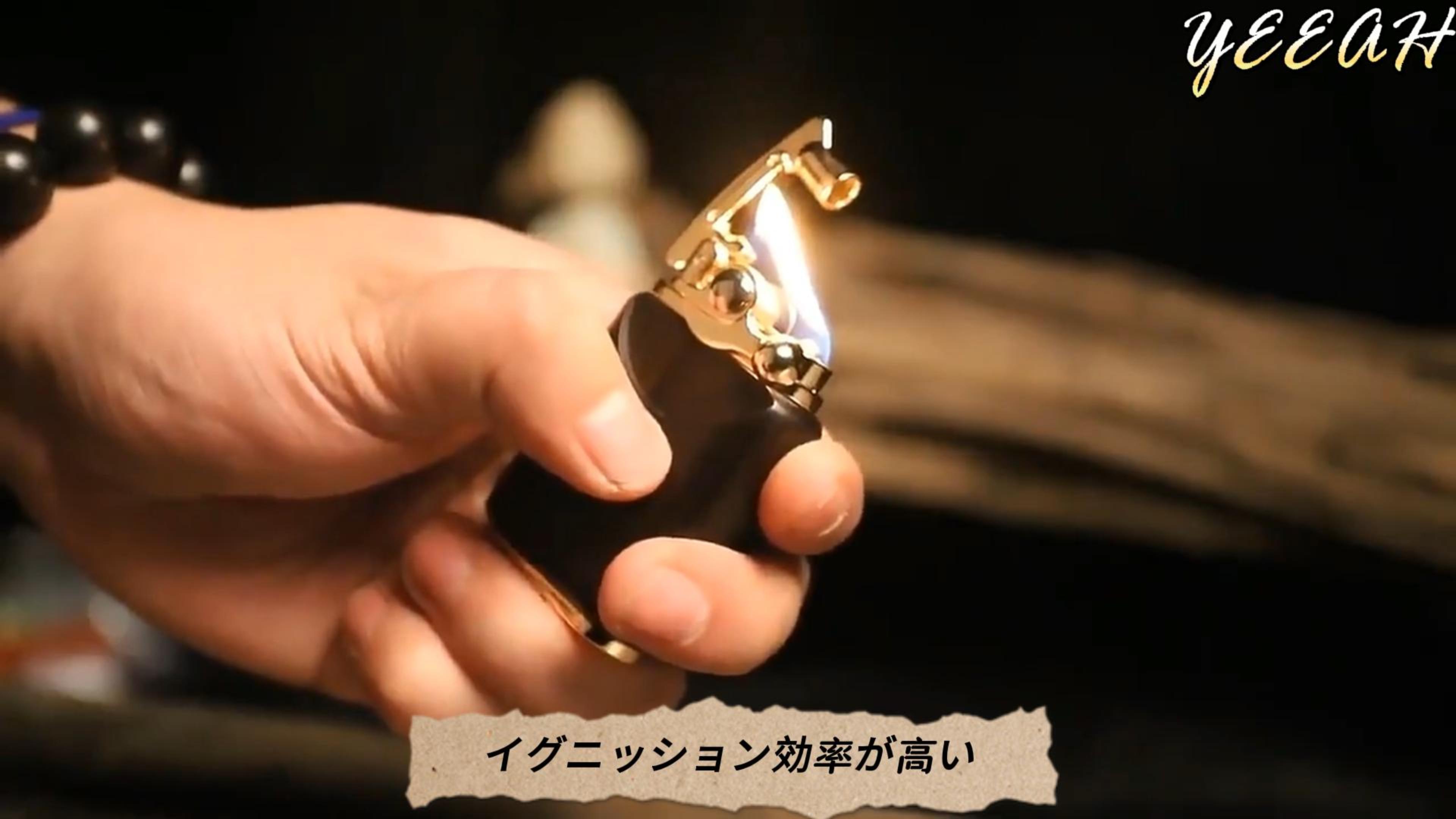 Amazon.co.jp: YEEAH ライター フリントオイルライター 手作り 木製