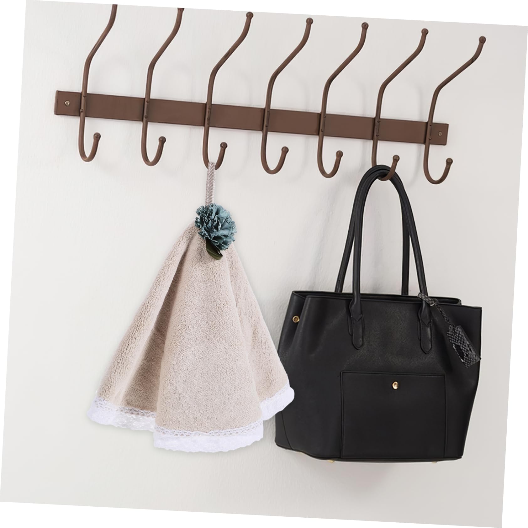 DOITOOL Serviette ronde en polaire corail avec boucle de suspension DOITOOL Serviette ronde en polaire corail avec boucle de suspension