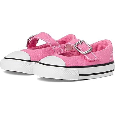 Женские кроссовки Converse Kids Chuck Taylor All Star Dainty Mary Jane (Infant/Toddler) pink/white/black