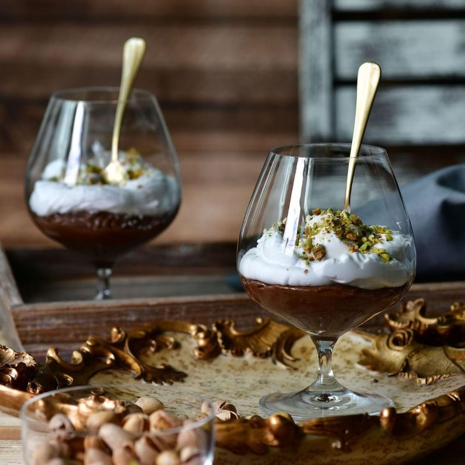 Krosno Harmony Calici Brandy Cognac 590 ml, Set 6 Pezzi, Vetro Cristallo Senza Piombo, Snifter Eleganti per Degustazione, Casa Ristorante, Lavabili in Lavastoviglie