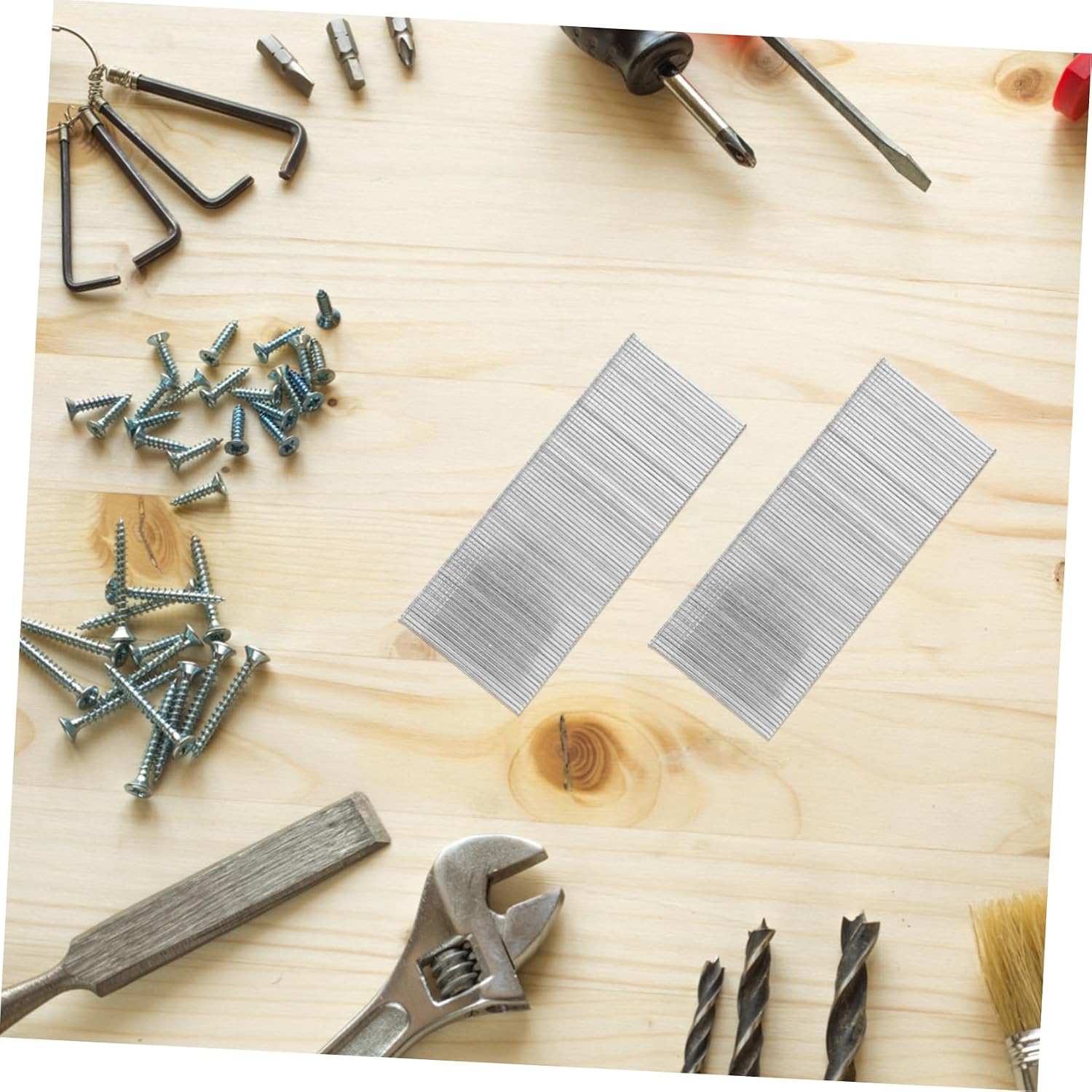 NUOBESTY 1600Pcs Finish Nails for Woodworking Nails Fasteners for Cabinet Construction Molding Trim Versatile Accurate Fasteners for Carpentry