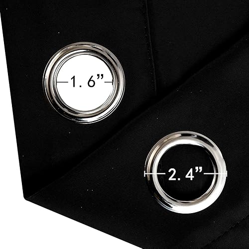 Miniatura 8 de BSPPTI CLZYSP471 - Cortina estampada de los vikingos nórdicos, con símbolo de Vegvsir y dragones, para oscurecer la habitación, aislamiento térmico,