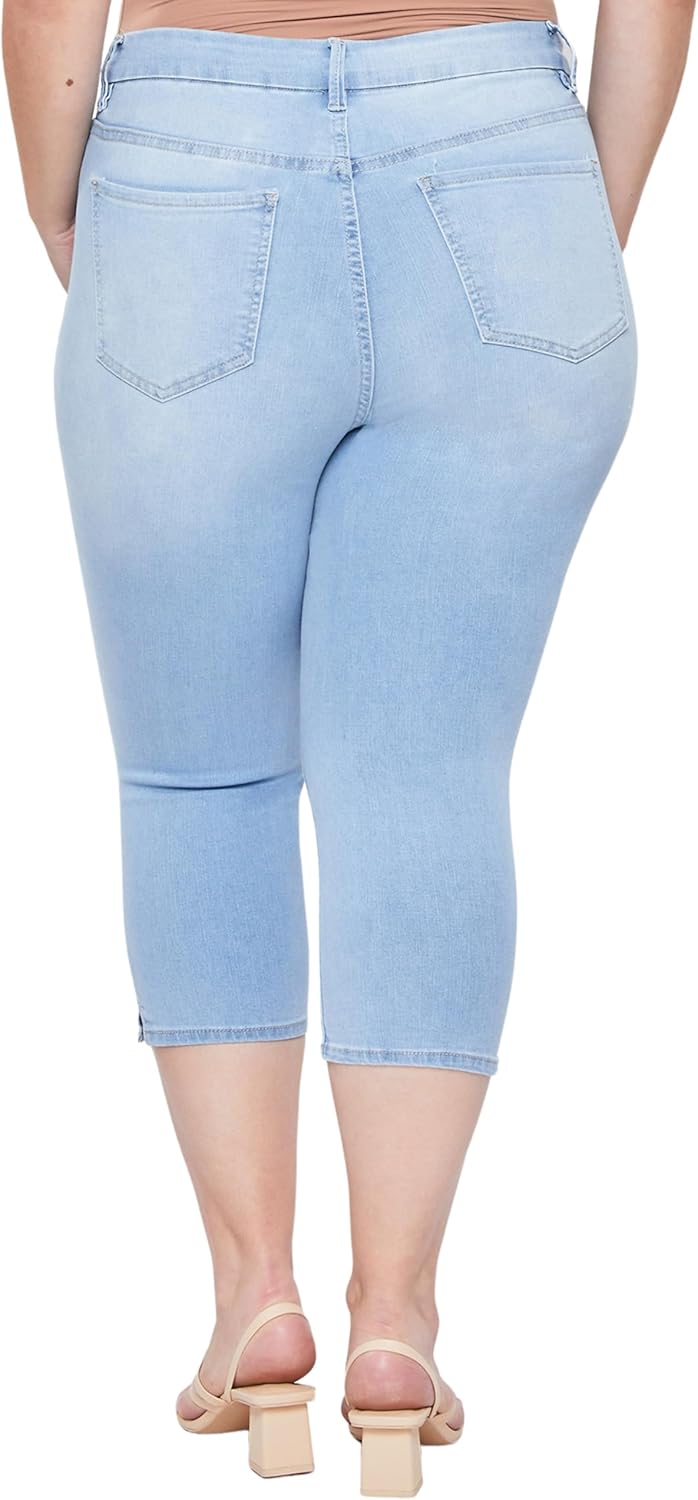 Royalty for Me Womens Royalty for Me Women´s Plus Curvy High-Rise Capri with Side Slits - Xc109851n - Image 3