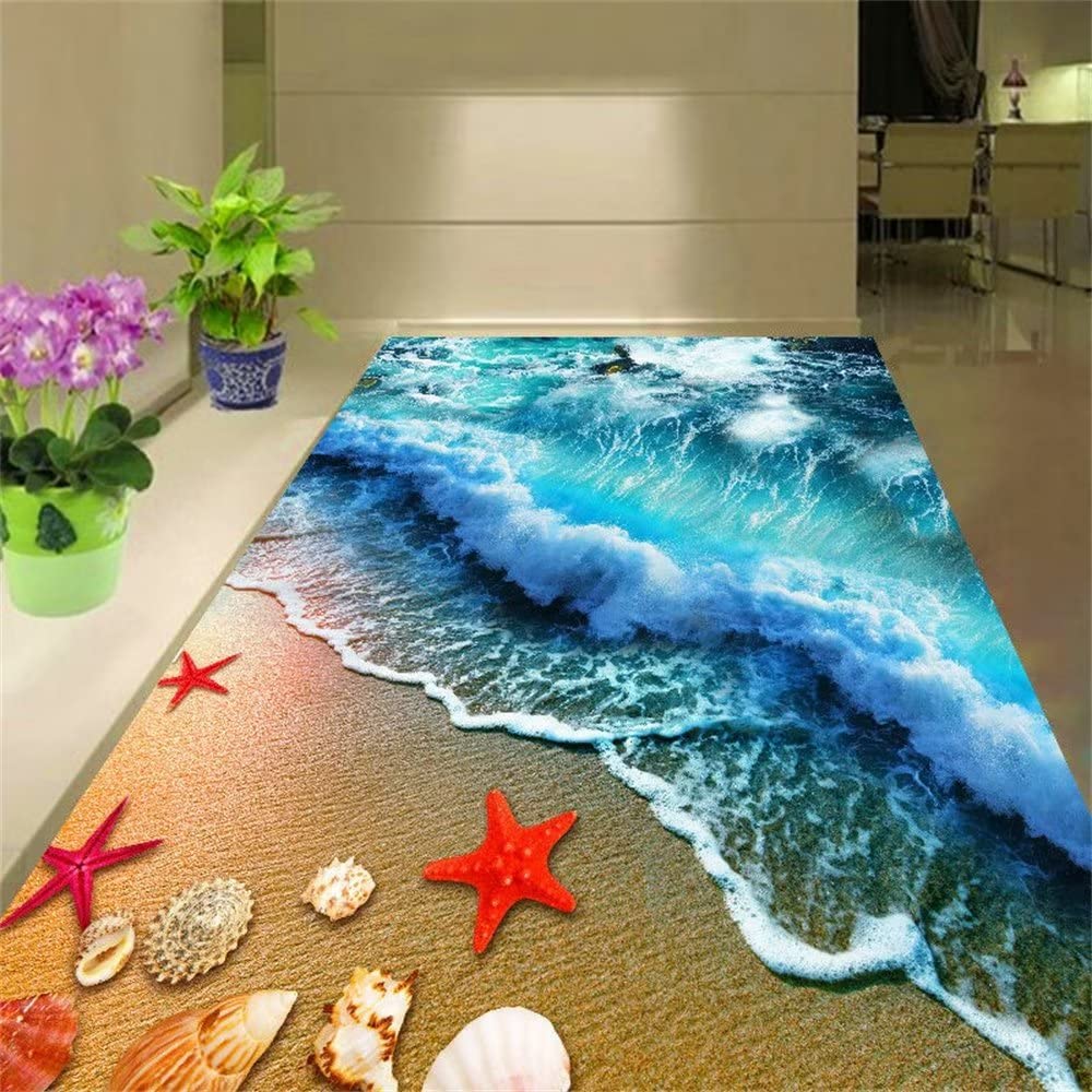 Gamer Teppich Absorbierende, rutschfeste, dekorative Schlafzimmerlandschaft, waschbar bettvorleger Schlafzimmer blau mädchen Teppich Balkon bodenbelag Gamer Teppich terrasse deko300x400CM