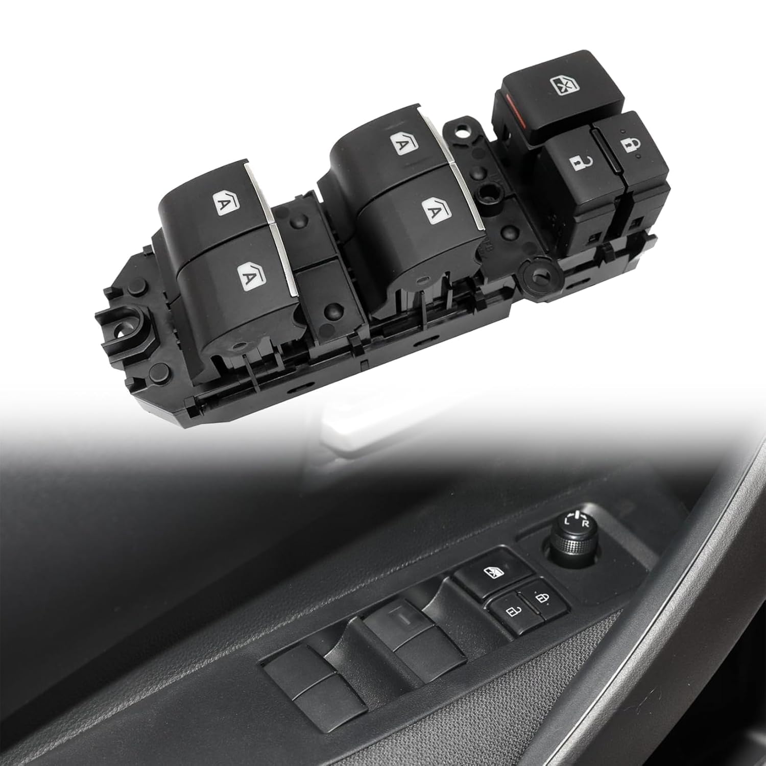 NLQR Front Left Driver Side Power Window Switch, Fit for Toyota Corolla 1.8L C-HR 2.0L RAV4 2.5L 2018-2020, Replaces 8404012150 840400R040 84040-12150 84040-0R040, Master Window Switch