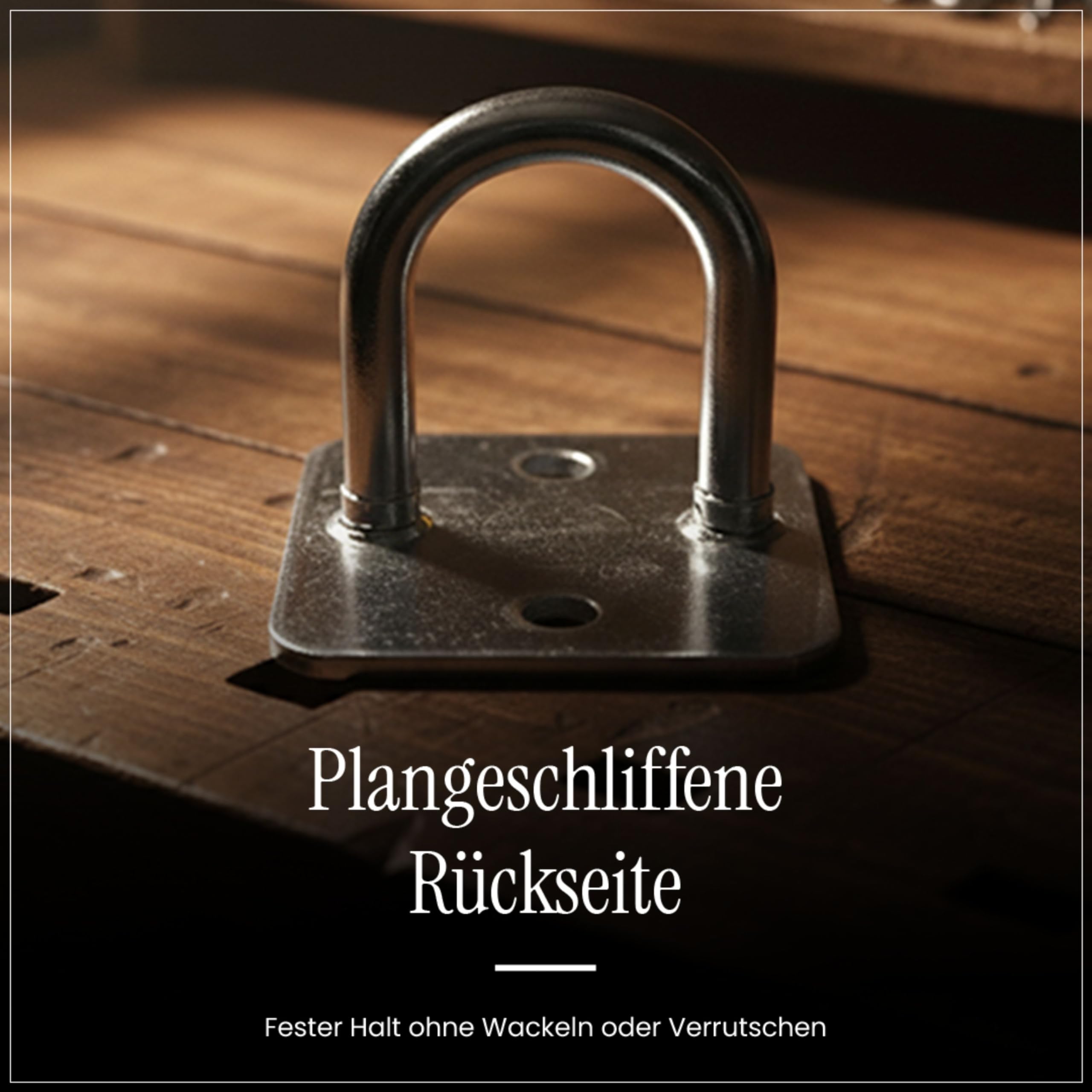 EnB Bügelkrampe 26x21 mm – 20 Stück verzinkte Planenhaken Made in Germany – rostfrei & extrem widerstandsfähig – Anhängerzubehör für Trailer, Pritsche & Boot – langlebig & bruchsicher