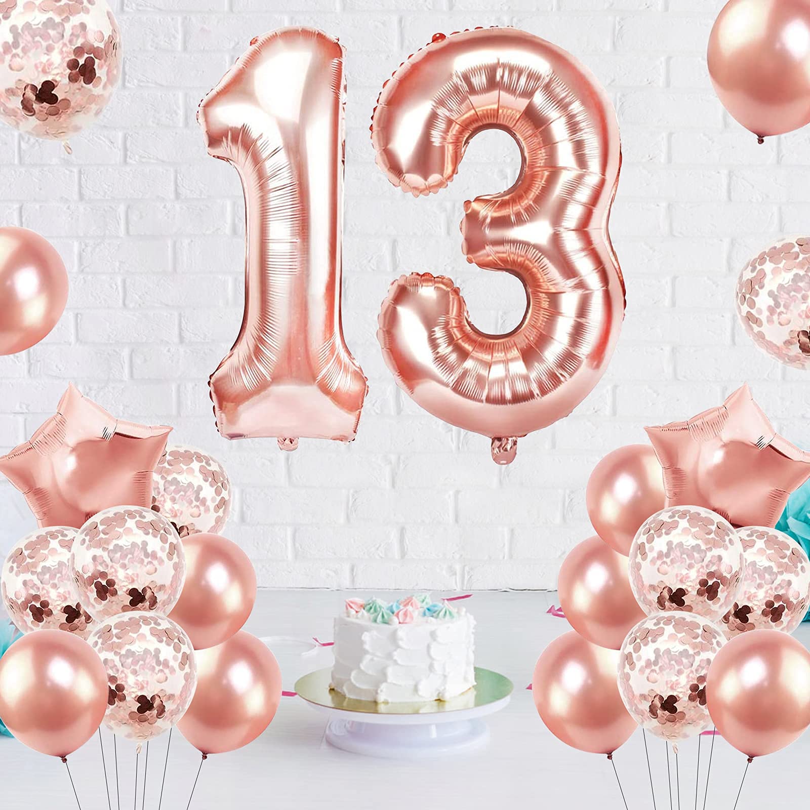 Geburtstagskarte Für Mädchen Zum 13. – Rosa Luftballons & Süße Grüße | Mit Umschlag | Für Tochter, Nichte, Enkelin