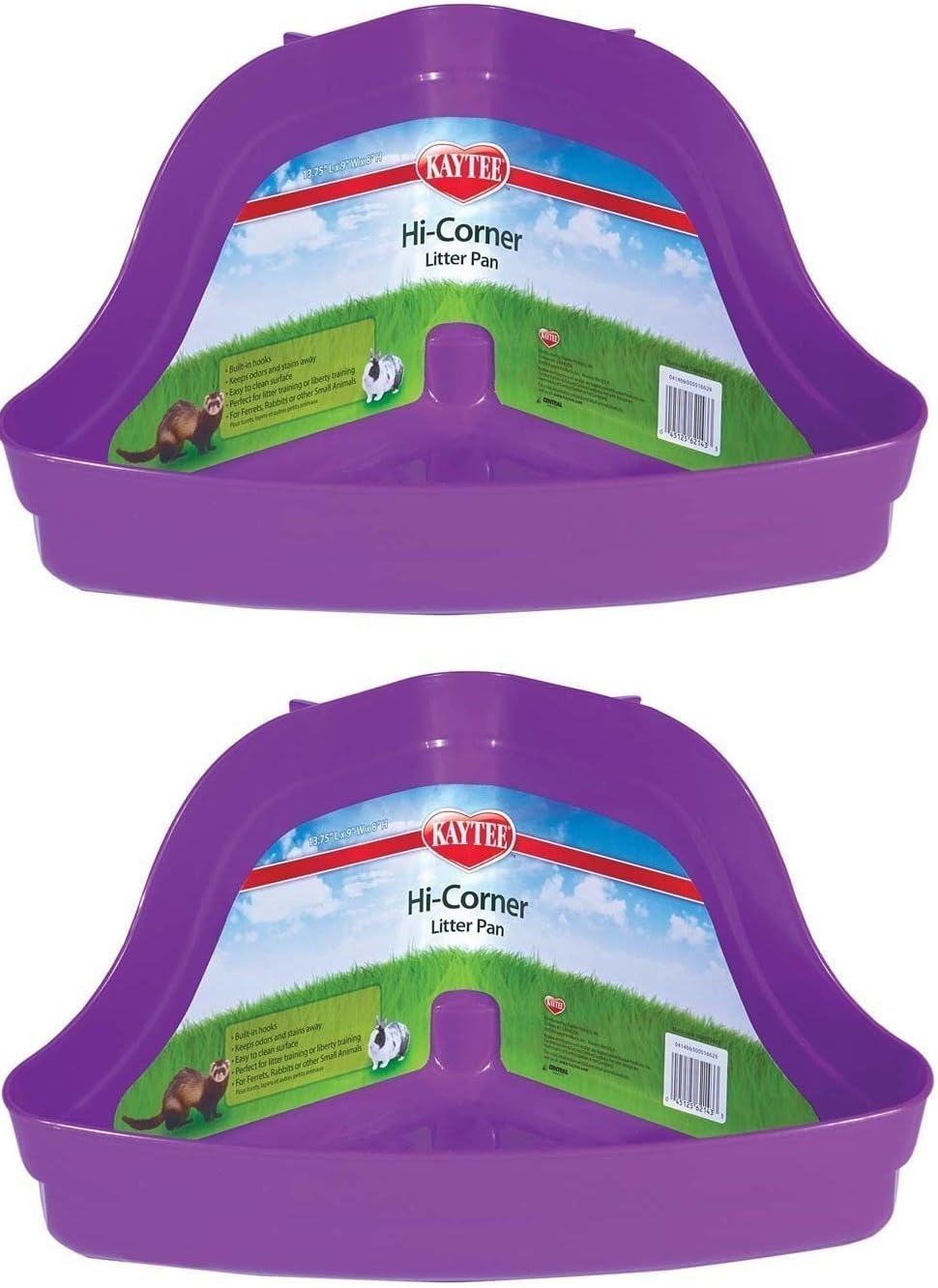 Kaytee Hi-Corner Litter Pan