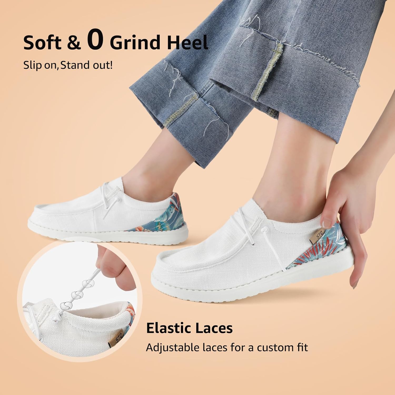 STQ Women's Orthopedic Loafers丨Lightweight Casual Boat Shoes for Plantar Fasciitis - Image 9