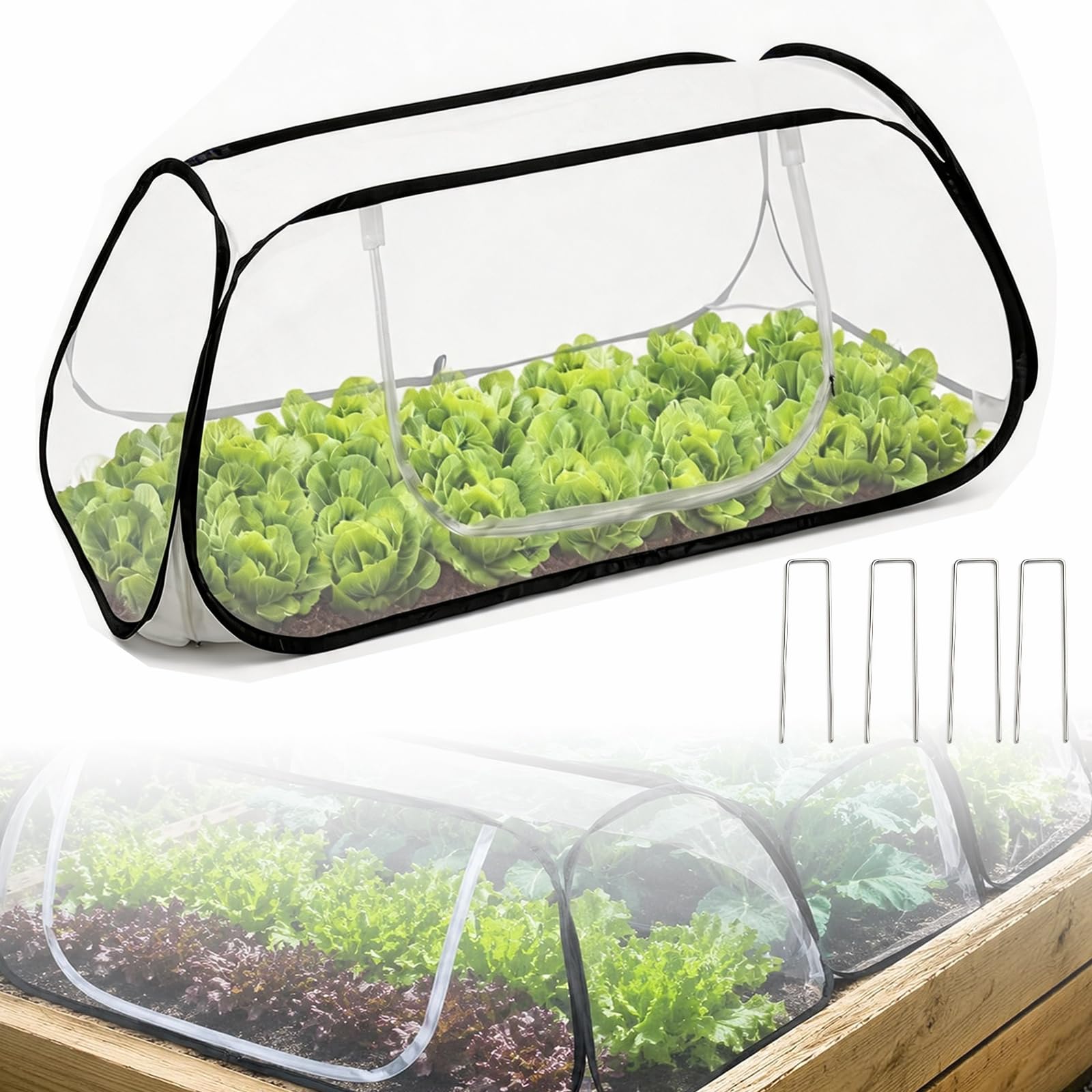 115x55x45cm Garden Netting, Netting for Vegetable Patch