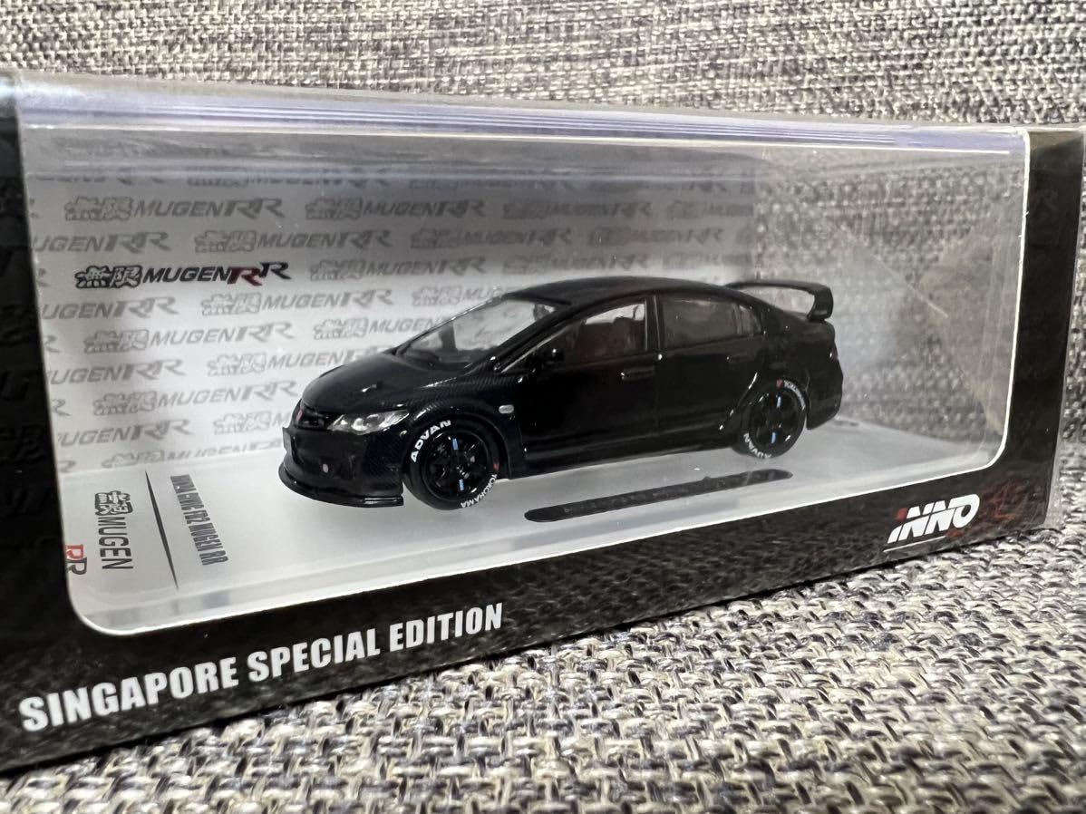 1/64 inno64 FD2 シビックTYPER 海外限定　シンガポール限定 INNO64 Honda Civic Type-R FD2 Singapore Special Edition INNO