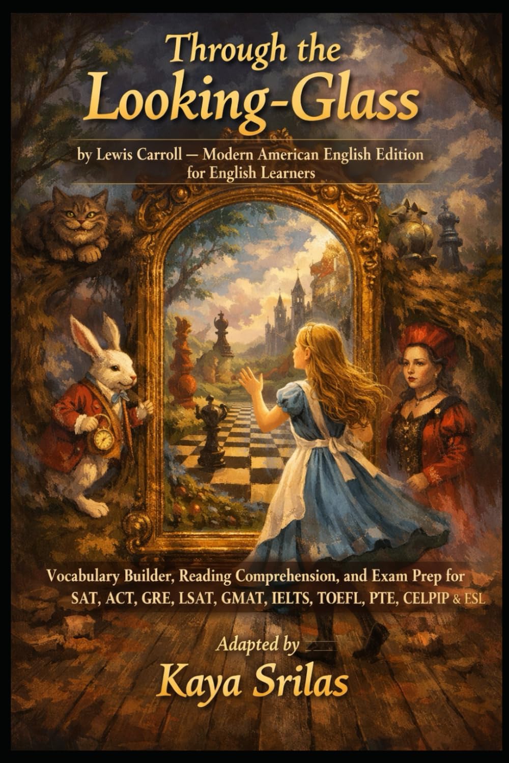 Through the Looking-Glass: by Lewis Carroll — Modern American English Edition — Vocabulary Builder, Reading Comprehension, and Exam Prep for SAT, ACT, ... English Classics for English Learners)