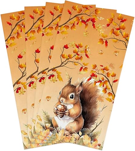 Miniatura 19 de Toallas de cocina de cosecha, decoración de granja de Acción de Gracias con camión, hoja de arce, toalla de cocina de Acción de Gracias, paños