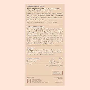 Health Labs Care BeautyMe Collagen Powder with Vitamin C - Fish Collagen - 114 g, 30 Servings