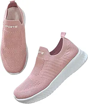 Zapatillas Deportivas Sin Cordones Slip-On Mujer Comodas y Ligeras para Correr Trabajar Andar Pasear Casual Sneakers