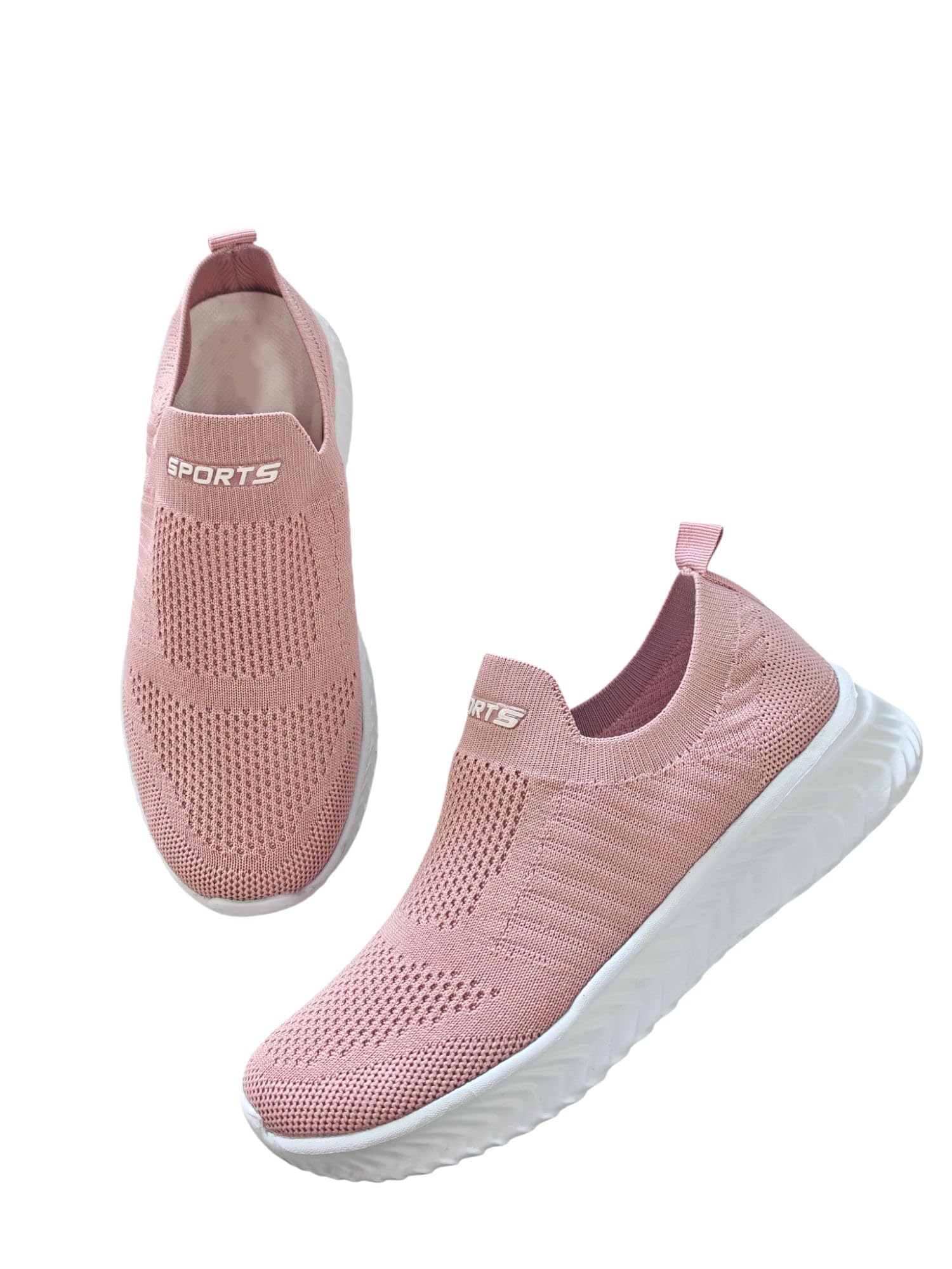 P&L ITALY COLLECTION Zapatillas Deportivas Sin Cordones Slip-On Mujer Comodas y Ligeras para Correr Andar Pasear Casual Sneakers