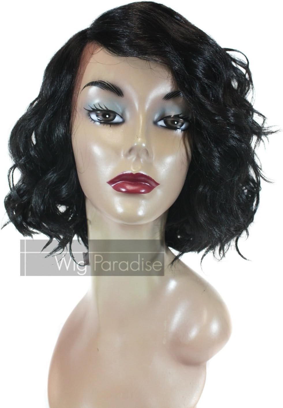 ISIS BROWN SUGAR Human Blended Lace Front Wig - BS206 (#1B - Off Black)