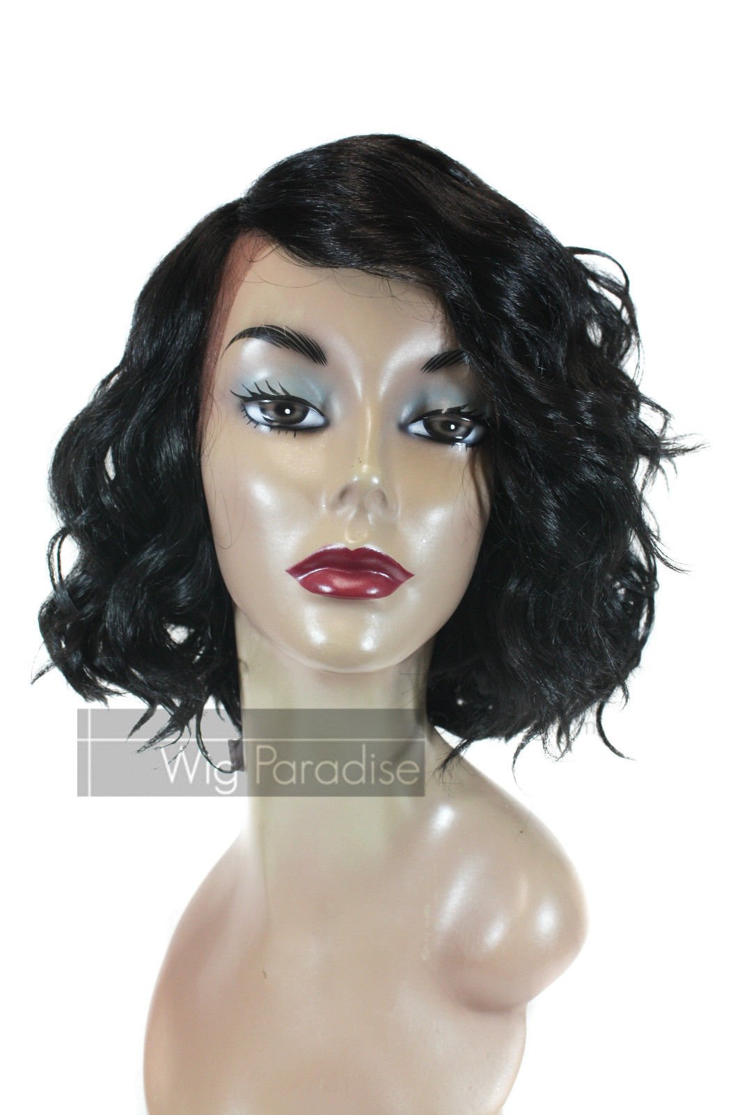 ISIS BROWN SUGAR Human Blended Lace Front Wig - BS206 (#1B - Off Black)