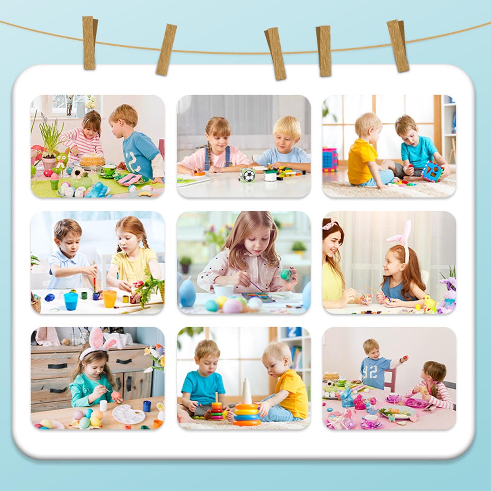 RiToEasysports Cámara de Impresión Instantánea para Niños, Cámara para Niños de Selfie Doble de Lente Doble HD 1080p con Papel Impreso para Juego Al Aire