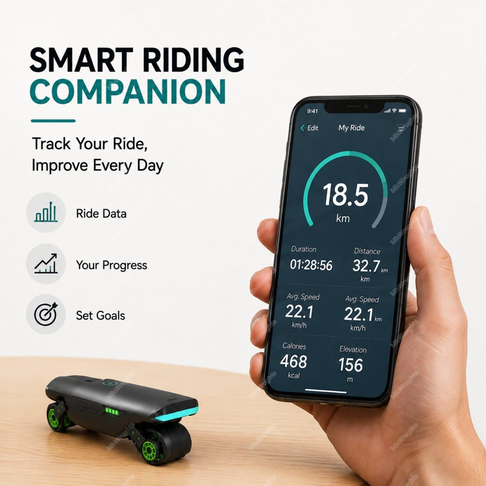 Kit di conversione per Bici elettrica con Motore ausiliario, sgancio rapido in 30 Secondi, Batteria da 18 V, Assistenza alla pedalata per Gli spostamenti quotidiani in Città Blue
