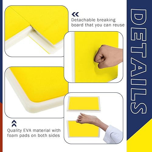 Vista 9 de Jecery Tabla de boxeo irrompible para artes marciales, karate de taekwondo, artes marciales, artes marciales, artes marciales, artes marciales