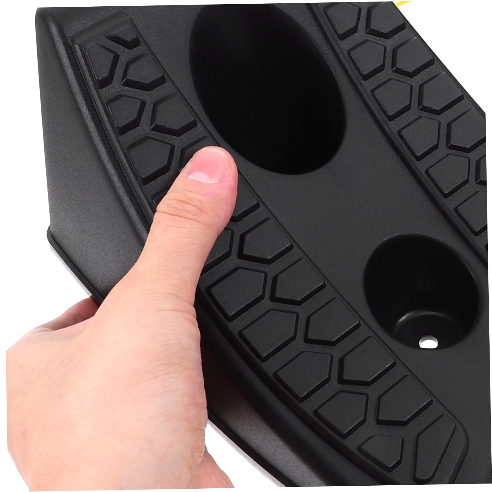 SOLUSTRE 8 Pcs Bloc D'Arrêt De Pneu De Voiture Bloc De Roue Rampe De Pneu Rampe De Remorque Bouchon De Pneu Bouchon De Roue Fournitures De Voiture Rampes pour Allée Cales De Roue De