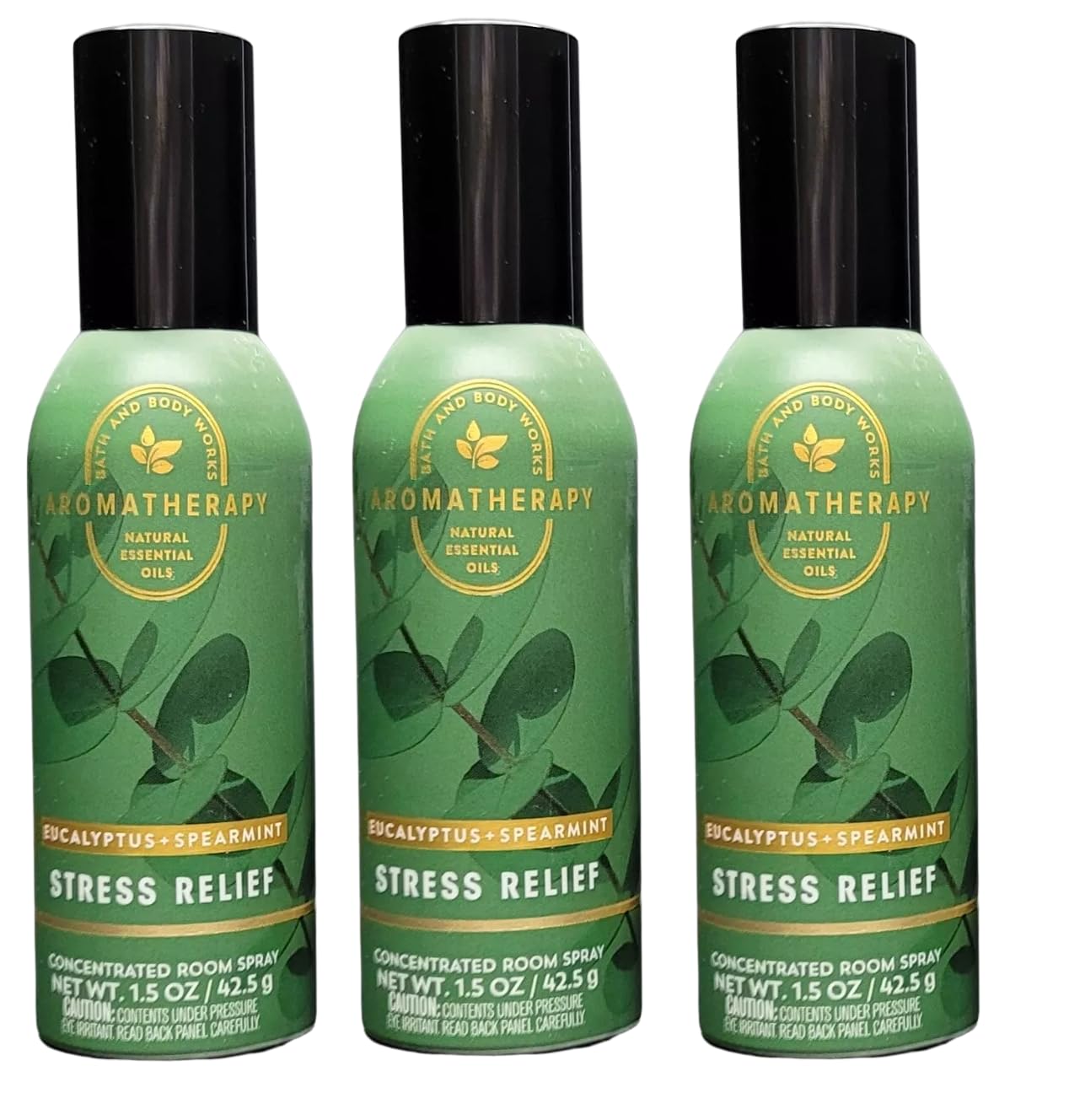 Eucalyptus Spearmint Concentrated Room Spray by Bath + Body Works - Pack of 3