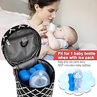 Vista 3 de Bolsa con aislamiento para leche materna y biberón de Accmor, bolsas con aislamiento para biberones para madres lactantes en guardería