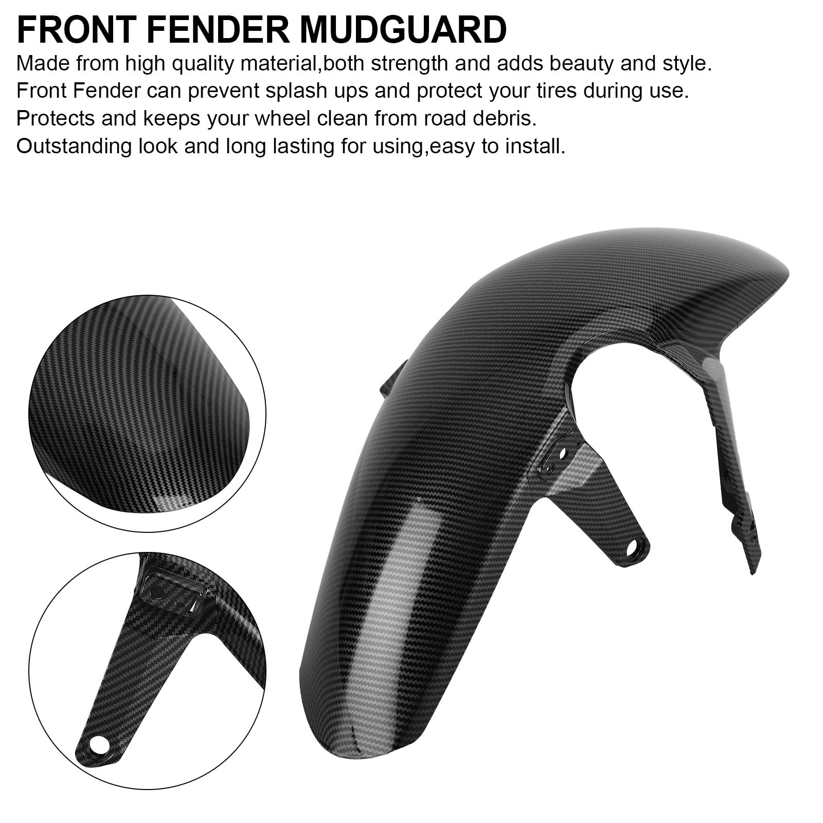ABS Front Fender Mudguard für Honda CB650R CBR650R 19-24 CBR500R 22-23 Carbon