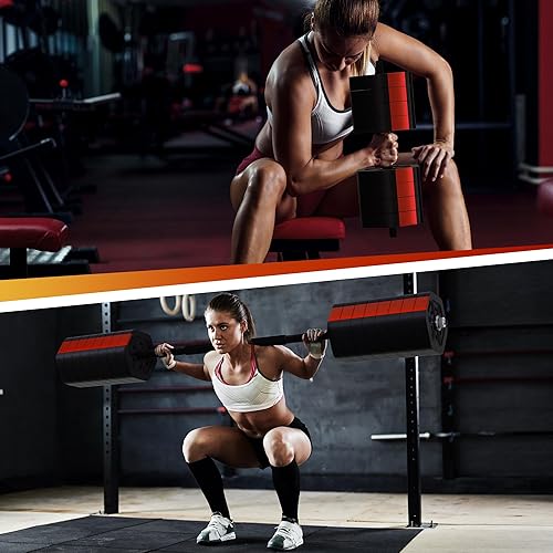 Miniatura 5 de VIVITORY Juego de mancuernas ajustables, pesas libres con conector, juego de mancuernas ajustables que no ruedan, mancuernas para gimnasio en casa,