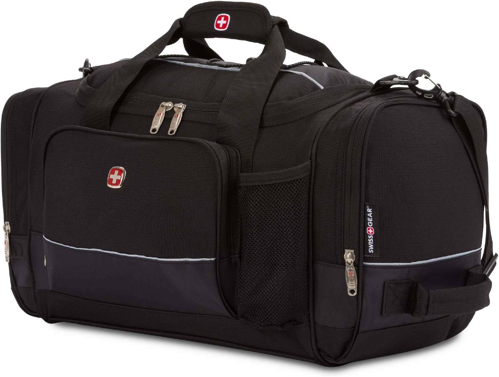 SWISSGEAR 20" Duffel Bag | Gym Bag | Travel Duffle Bags | Men's and Women's - Black