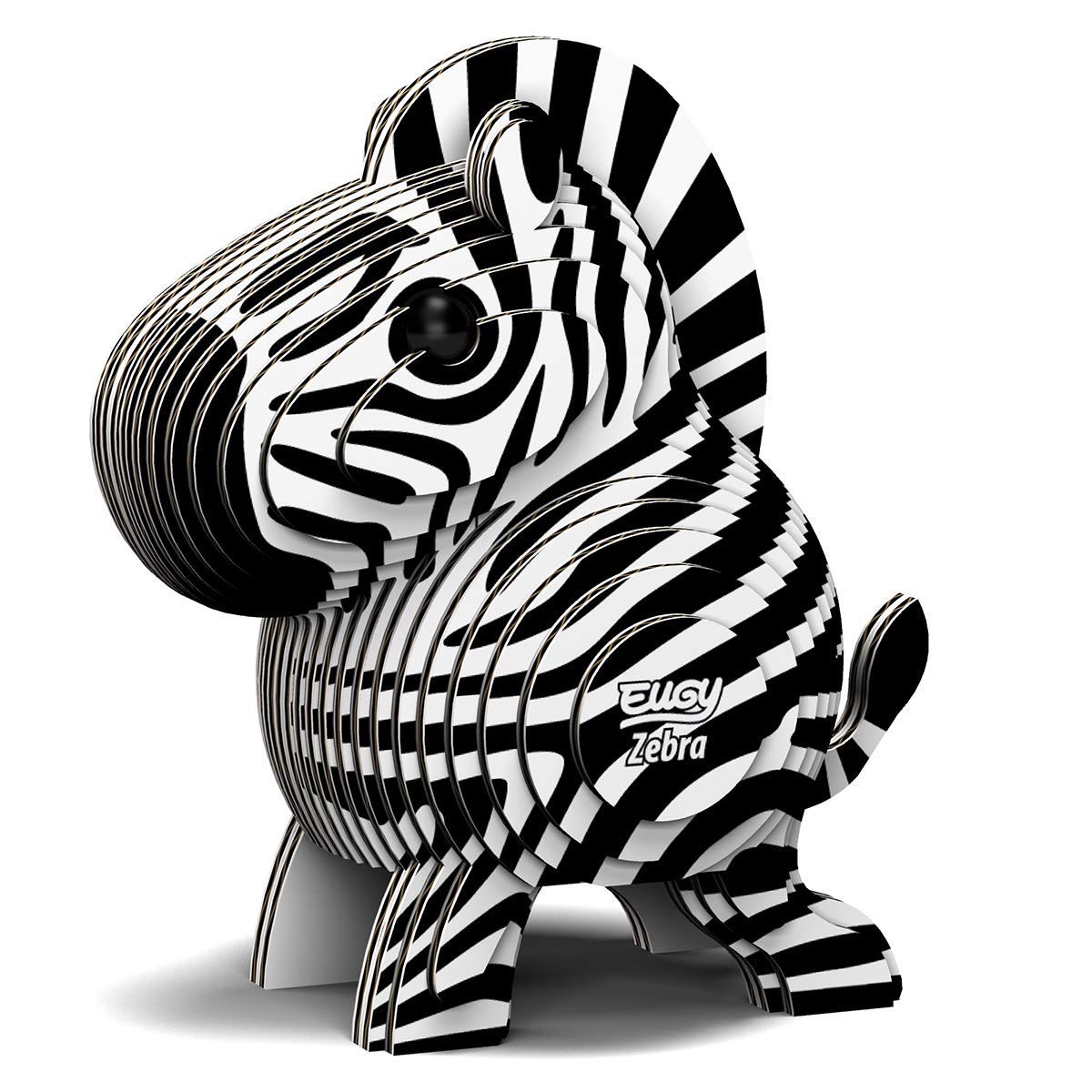 Eugy 011 Zebra. Eco-Friendly 3D Paper Puzzle-image