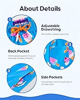 Vista 136 de maamgic Traje de baño para niños con forro de compresión elástico para niño Yema de Huevo Coco