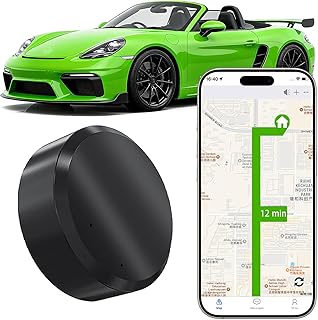 GPS Tracker for Vehicles, Mini Hidden Car GPS Tracker,Magnetic Waterproof GPS Locator Global Coverage Real-Time Tracking,for Cars,Assets,Pets,Children and Elderly,No Subscription No Monthly Fee