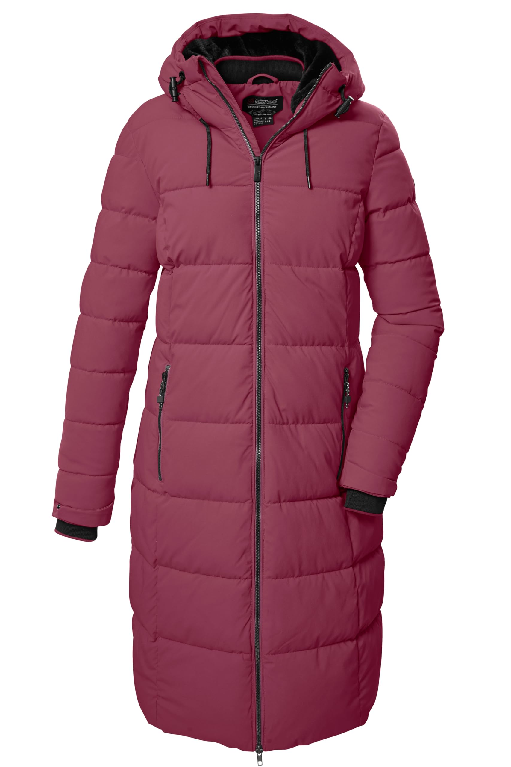 Killtec Damen Kow 56 Wmn Qltd Ct Steppmantel/Funktionsmantel in Daunenoptik mit Kapuze