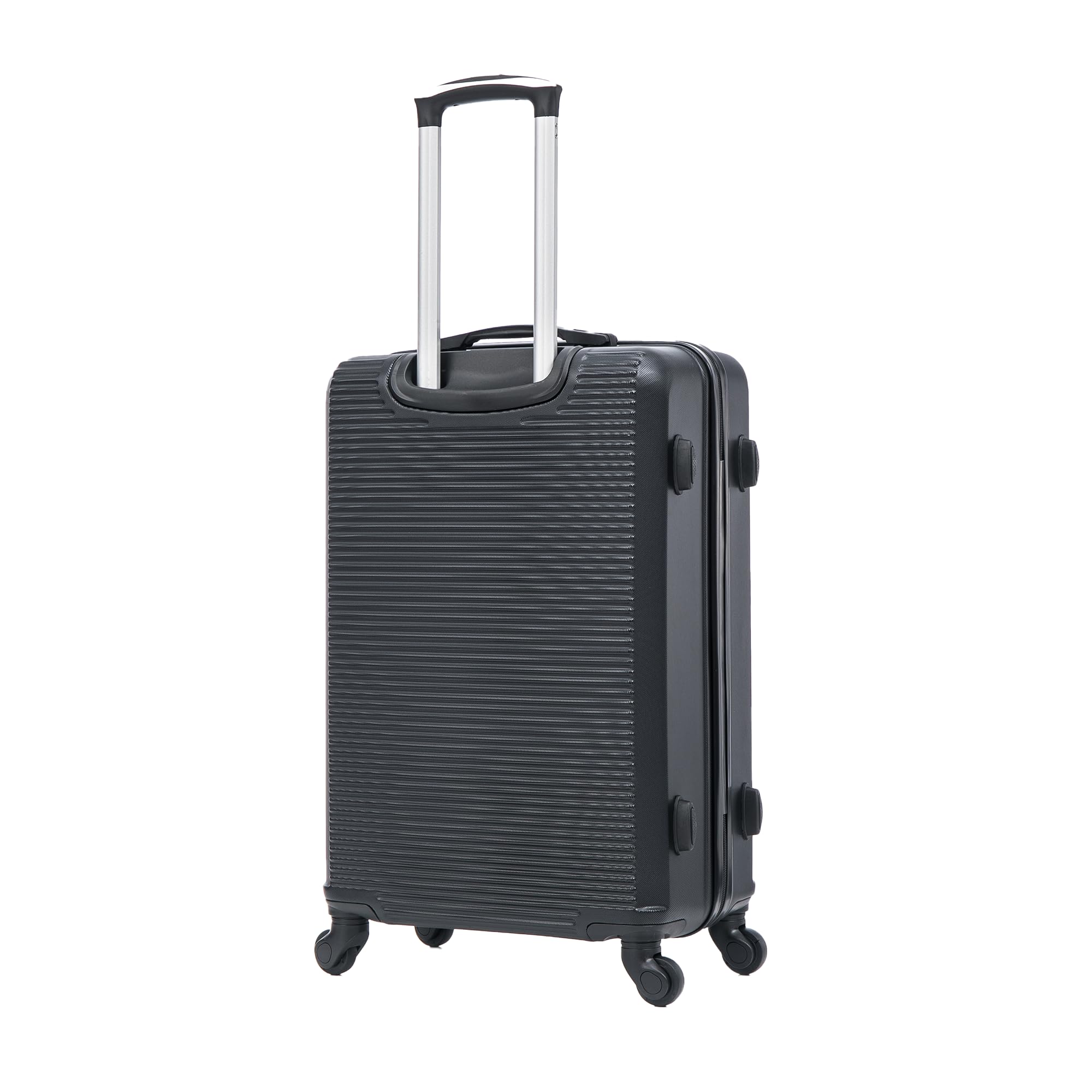 CELIMS - Valigia Grande 23 kg Rigida Leggera | Valigia da Stiva 75cm Donna | Lucchetto Integrato | ABS | Trolley Grande 75cm con 4 Ruote | Nero