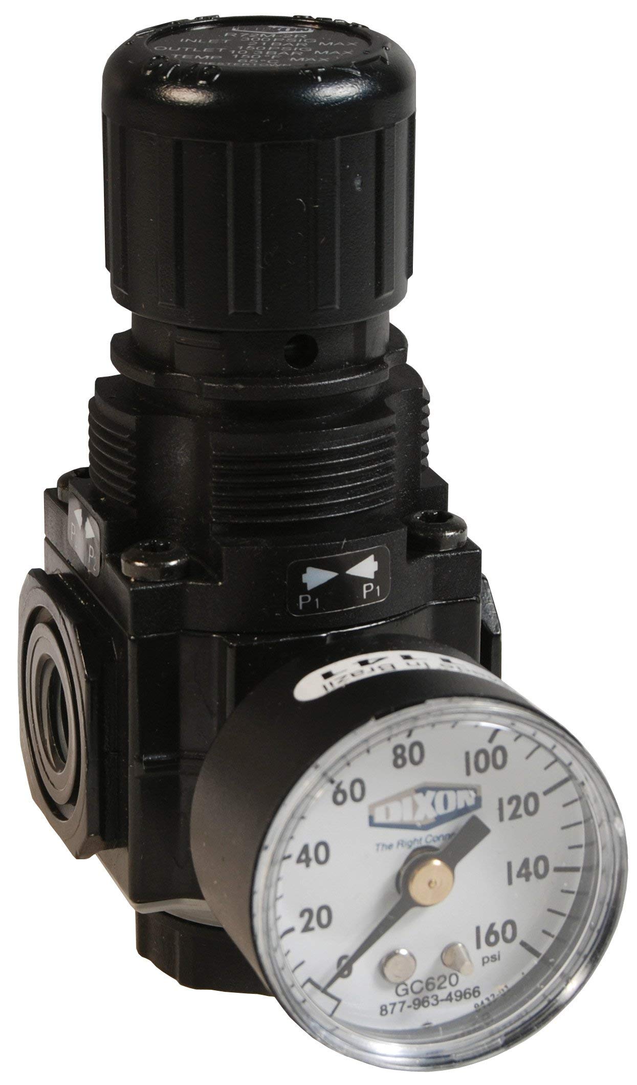 Dixon R72M-3RG 3/8" Series-1 Manifold Regulator w/ GC620 Gauge
