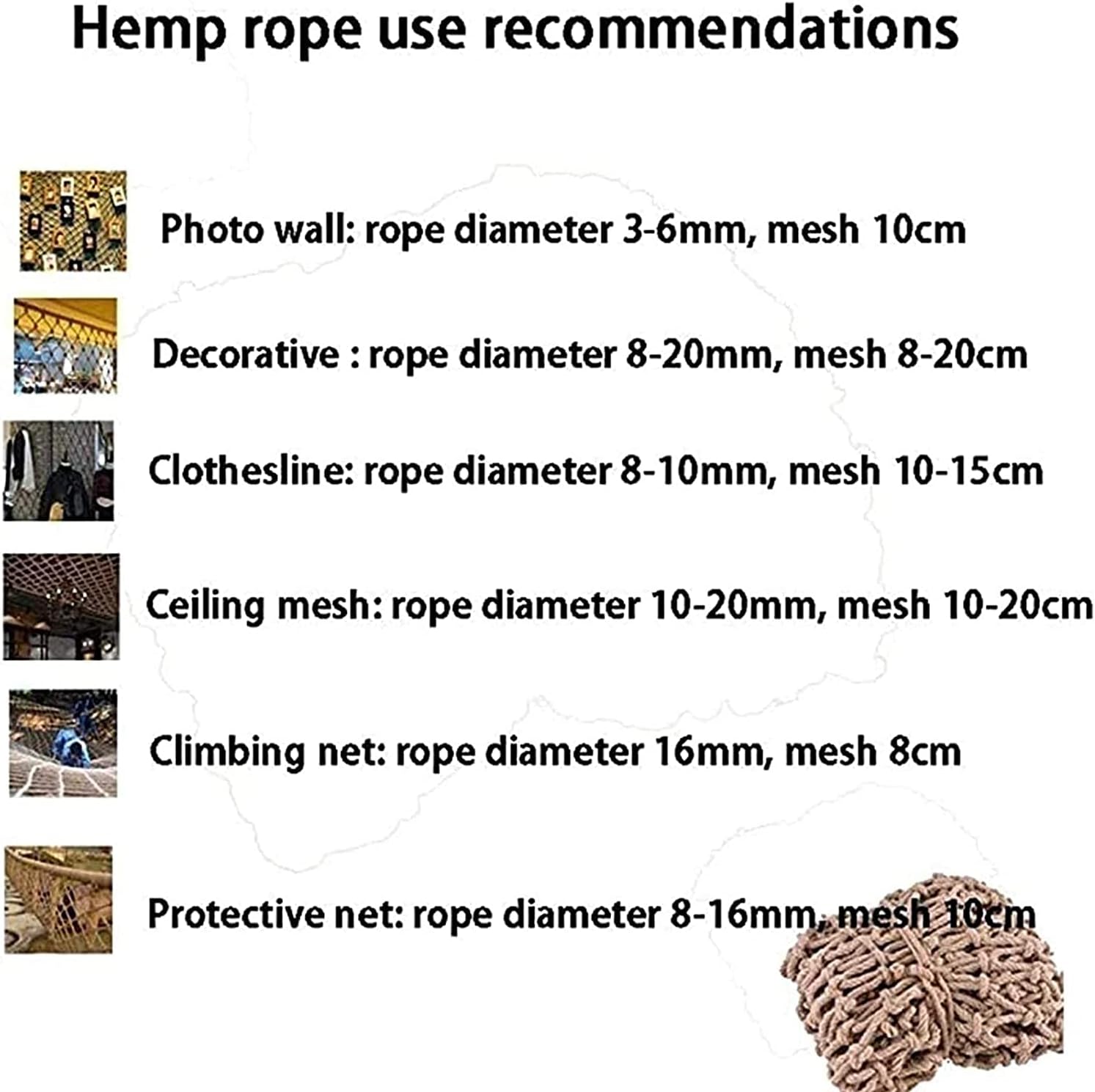 Hemp Rope Net for Kids Safety, Retro Style Safety Barrier Mesh, Handmade Indoor Decoration Netting (1x4m) - Perfect for Childproofing and Aesthetic Home Decor