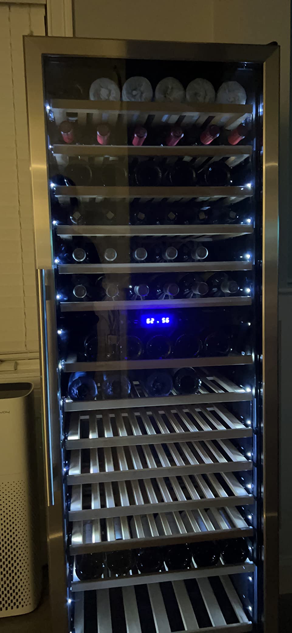 53/mo Finance Tylza 24 Inch Wine Cooler Refrigerator 51 Bottle Built