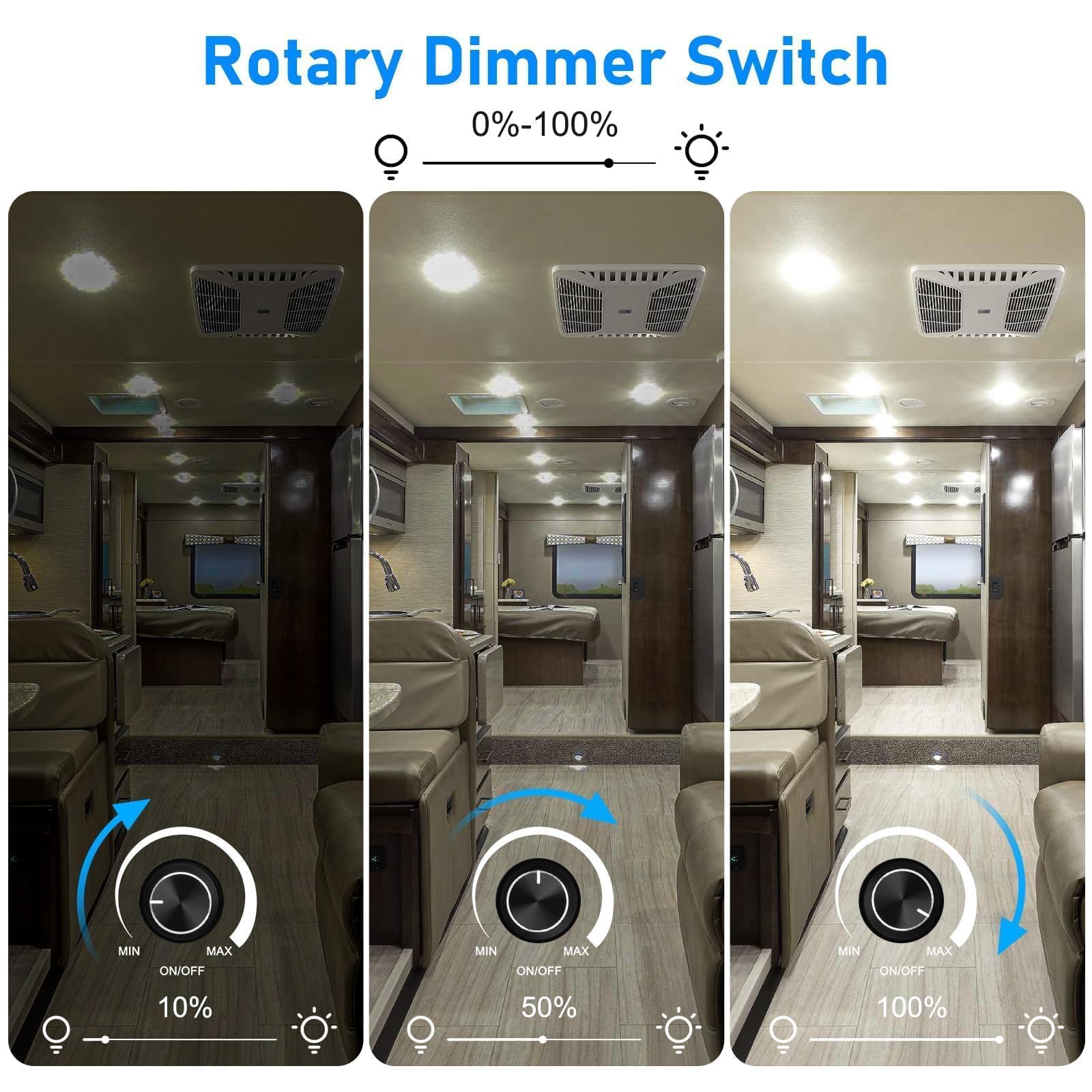 Linkstyle Dimmer Switch Rotary, black - Image 2