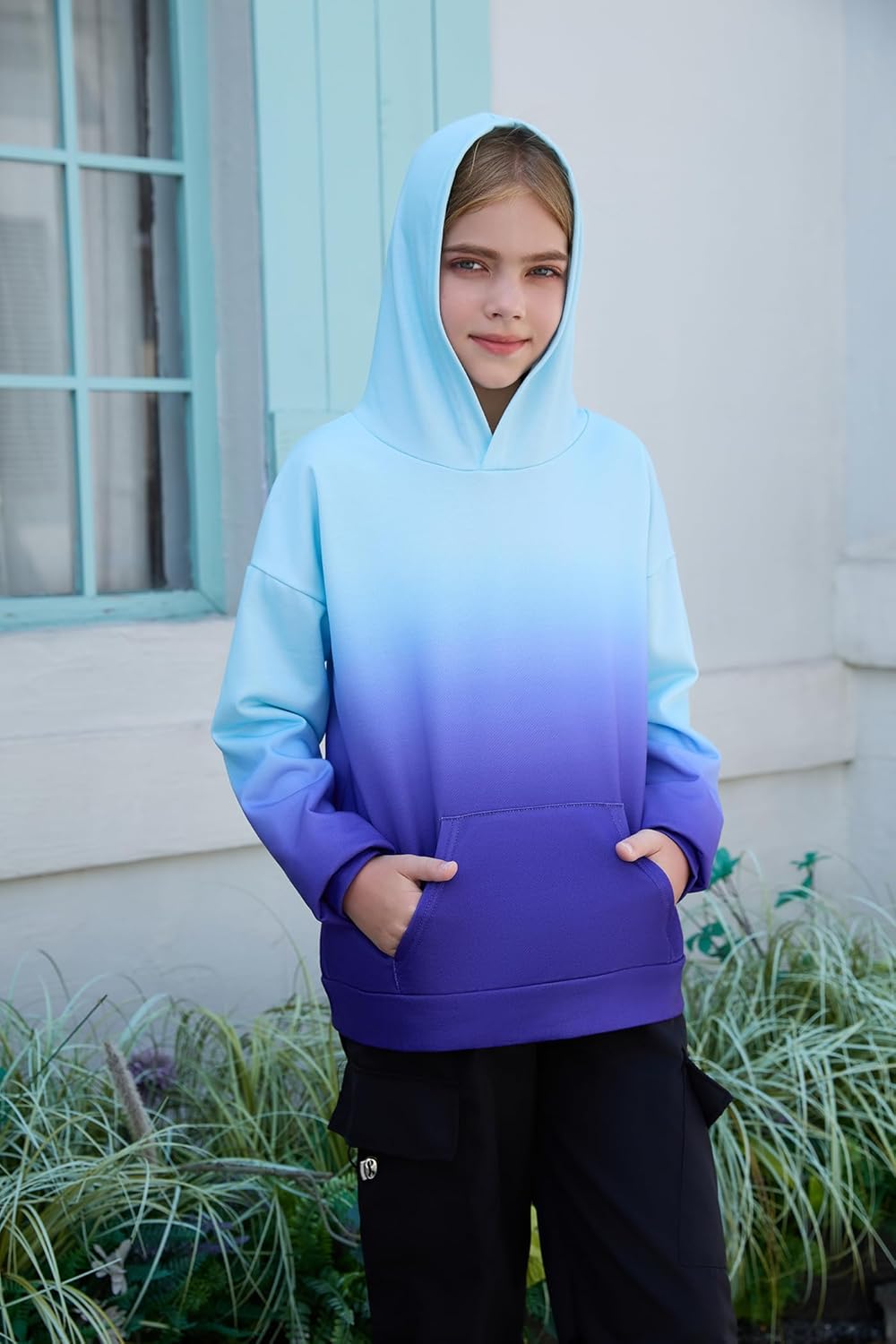 Cute Tie Dye Graphic Hoodies for Teen Girls Gradient Clothes for Girls - Image 7