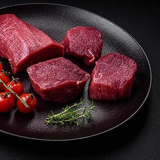 Today Gourmet Foods- Cervena Venison Tenderloins 2 Per Pack (1.25-1.5lbs per Pack) (4 Pieces, 2 Packs-2.5-3lbs)